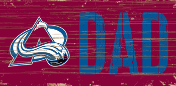 Colorado Avalanche DAD 6x12 Sign
