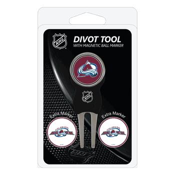 Colorado Avalanche Divot Tool Pack - Signature tool w/ 3 markers