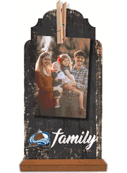 Colorado Avalanche Family Clothespin 6x12