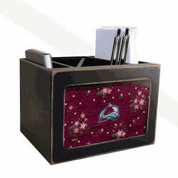 Colorado Avalanche Floral Desktop Organizer