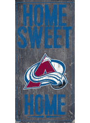 Colorado Avalanche Home Home Sweet Home 6x12