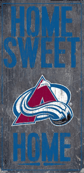 Colorado Avalanche Home Home Sweet Home 6x12