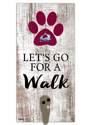 Colorado Avalanche Leash Holder 6x12 Sign