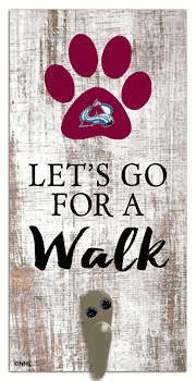 Colorado Avalanche Leash Holder 6x12 Sign