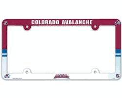 Colorado Avalanche License Plate Frame - Full Color