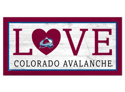Colorado Avalanche Love 6x12 Sign