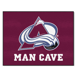 Colorado Avalanche Man Cave All-Star Rug - 34 in. x 42.5 in.