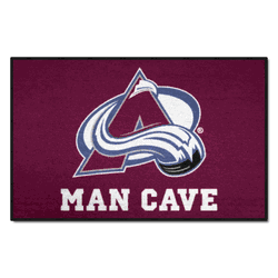 Colorado Avalanche Man Cave Starter Mat Accent Rug - 19in. x 30in.