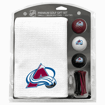 Colorado Avalanche Microfiber Towel Gift Set - 16 x 40 (White)