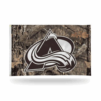 Colorado Avalanche / Mossy Oak Camo Break-Up Country Banner Flag (3X5)