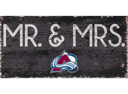 Colorado Avalanche Mr. & Mrs. Sign