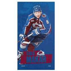Colorado Avalanche NHL Cale Makar Beach Towel 30 x 60 inches