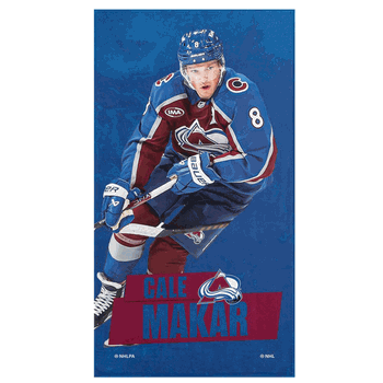 Colorado Avalanche NHL Cale Makar Beach Towel 30 x 60 inches