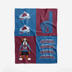 Colorado Avalanche NHL Domino Swaddle Blanket 40x50 inches
