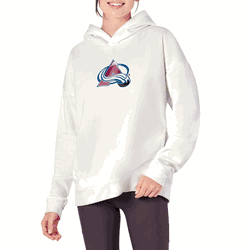 Colorado Avalanche NHL Kadi Hoodie with Zipper Pockets White XXL