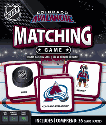 Colorado Avalanche NHL Matching Game