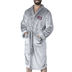 Colorado Avalanche NHL White Snipe L/XL Silk Touch Robe 26x47 Inches