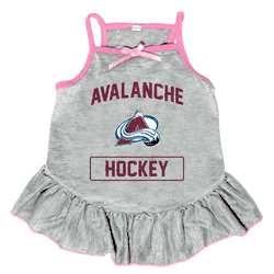 Colorado Avalanche Pet Dress Grey Type XSmall