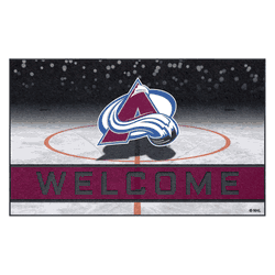 Colorado Avalanche Rubber Door Mat - 18in. x 30in.