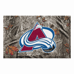 Colorado Avalanche Rubber Scraper Door Mat Camo
