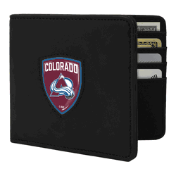 Colorado Avalanche Shield Wallet - Black
