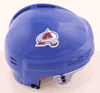 Colorado Avalanche SportStar NHL Hockey Player Mini Helmet - Royal Blue