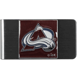 Colorado Avalanche Steel Money Clip