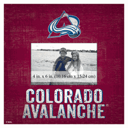 Colorado Avalanche Team Name 10"x10" Frame  Sign