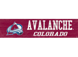 Colorado Avalanche Team Name 6x24 Sign