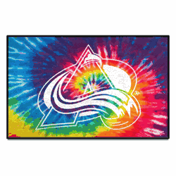 Colorado Avalanche Tie Dye Starter Mat Accent Rug - 19in. x 30in.