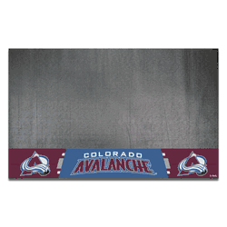 Colorado Avalanche Vinyl Grill Mat - 26in. x 42in.