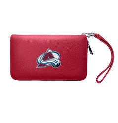 Colorado Avalanche Zip Organizer Wallet Pebble Dark Red