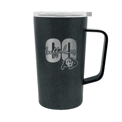 Colorado Buffaloes 18oz Onyx Hustle Travel Mug