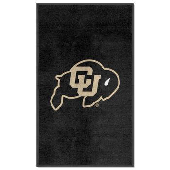 Colorado Buffaloes 3X5 High-Traffic Mat with Durable Rubber Backing - Portrait Orientation