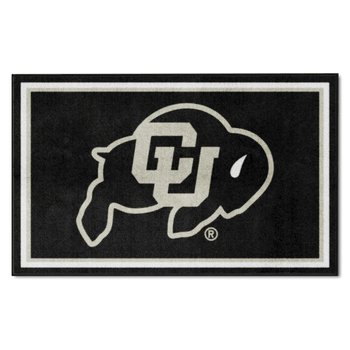 Colorado Buffaloes 4ft. x 6ft. Plush Area Rug