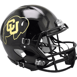 Colorado Buffaloes Authentic Speed Football Helmet Matte Black