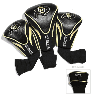 Colorado Buffaloes Club 3 Piece Contour Headcover Set