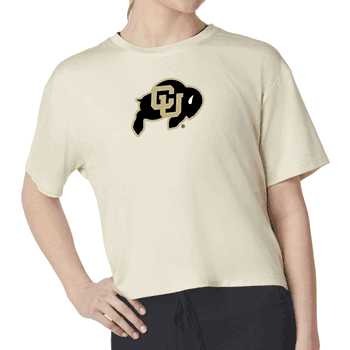 Colorado Buffaloes NCAA Kadi Turnout Tee Bone XS