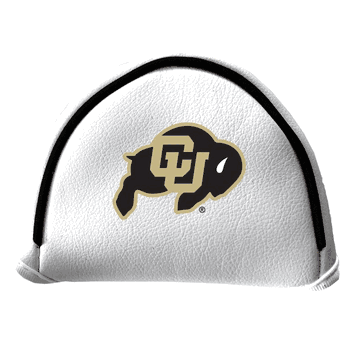 Colorado Buffaloes Putter Cover - Mallet (White)