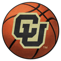 Colorado Buffaloes Soccer Ball Rug - 27in. Diameter