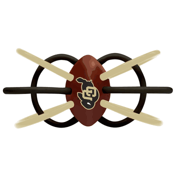 Colorado Buffaloes Winkle Teether Rattle