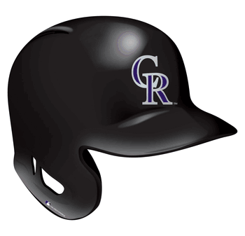 Colorado Rockies 12in Authentic Helmet Sign