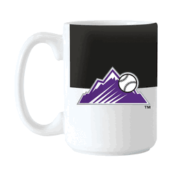 Colorado Rockies 15oz Colorblock Sublimated Mug