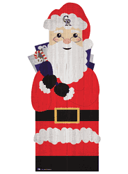 Colorado Rockies 31" Santa Leaner