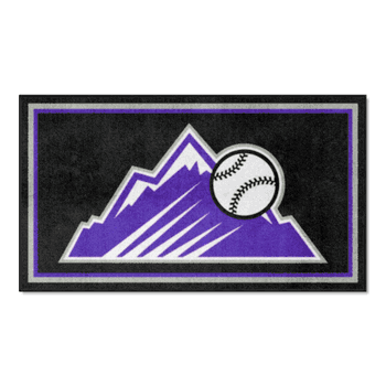 Colorado Rockies 3ft. x 5ft. Plush Area Rug