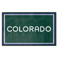 Colorado Rockies 4ft. x 6ft. Plush Area Rug