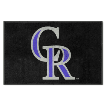 Colorado Rockies 4X6 High-Traffic Mat with Durable Rubber Backing - Landscape Orientation