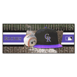 Colorado Rockies Baseball Runner Rug - 30in. x 72in.