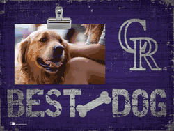 Colorado Rockies Best Dog Clip Frame 10in. x 8in.