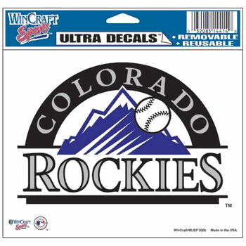 Colorado Rockies Decal 5x6 Ultra Color